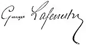 signature de Georges Lafenestre