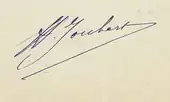 signature de Charles Joubert