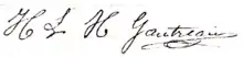 signature de Henri Gautreau