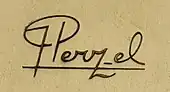 signature de Jean Perzel