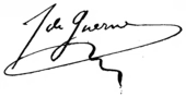 signature de Jules de Guerne