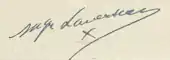 signature de Maurice Laverseyn