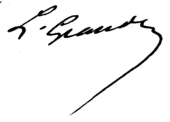 signature de Louis Grandeau