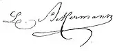 signature de Louise-Victorine Ackermann