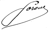 signature de Marie-François Goron