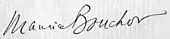 signature de Maurice Bouchor