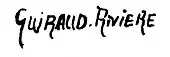 signature de Maurice Guiraud-Rivière