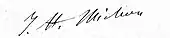 signature de Jean-Hippolyte Michon