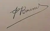 signature de Pierre Bonnet