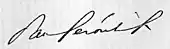 signature de Paul Déroulède