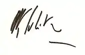 Signature de Paul-Loup Sulitzer