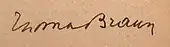 signature de Thomas Braun