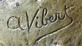 signature d'Alexandre Vibert