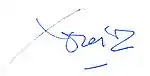 signature de Xavier Oriach