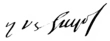 Signature de Yves Guyot