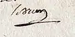 Signature de Charles-François Lebrun