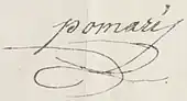 signature de La Reine Pomaré