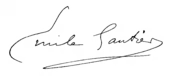 signature d'Émile Gautier (journaliste)