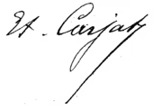 signature d'Étienne Carjat