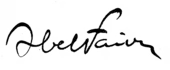 signature d'Abel Faivre