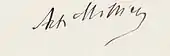 Signature de Achille Millien