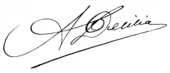 signature d'Alfred Delilia