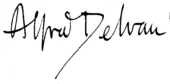 signature d'Alfred Delvau