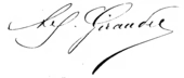 signature d'Alfred Giraudet