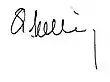 Signature de Alfred Golliard