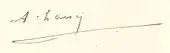 signature d'Alfred Loisy