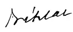 Signature de André-Gaston Prételat