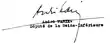 Signature de André Marie