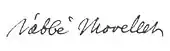 signature d'André Morellet