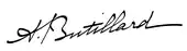 signature d'Andrée Butillard