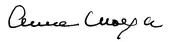 signature d'Anne Morgan