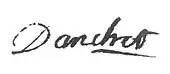 signature d'Antoine Danchet