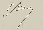 signature d'Ernest Bichat