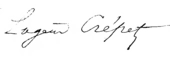 signature d'Eugène Crépet