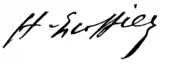 signature de Henri Escoffier