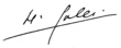 Signature de Henri Galli