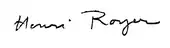 signature de Henri Royer