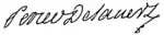 Signature de Antoine Alexis de Perier de Salvert