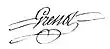 Signature de Antoine Grenot