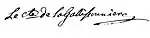 Signature de Augustin-Félix-Elisabeth Barrin