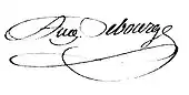 signature d'Augustin Debourge