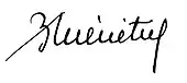 signature de Bernard Ménétrel