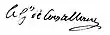 Signature de Boniface de Castellane-Novéjean