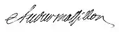 signature de Bruno-Philibert Audier-Massillon