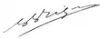 Signature de Camille Briquet