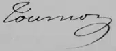 signature de Camille de Tournon-Simiane